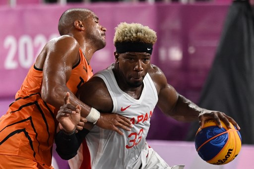 布朗歸化日本出征奧運「三對三籃球」。法新社