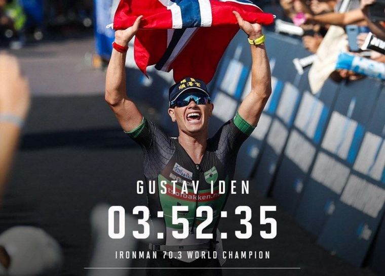 挪威選手伊登（Gustav Iden)讓來自彰化埔鹽順澤宮的帽子一夕爆紅。摘自網路
