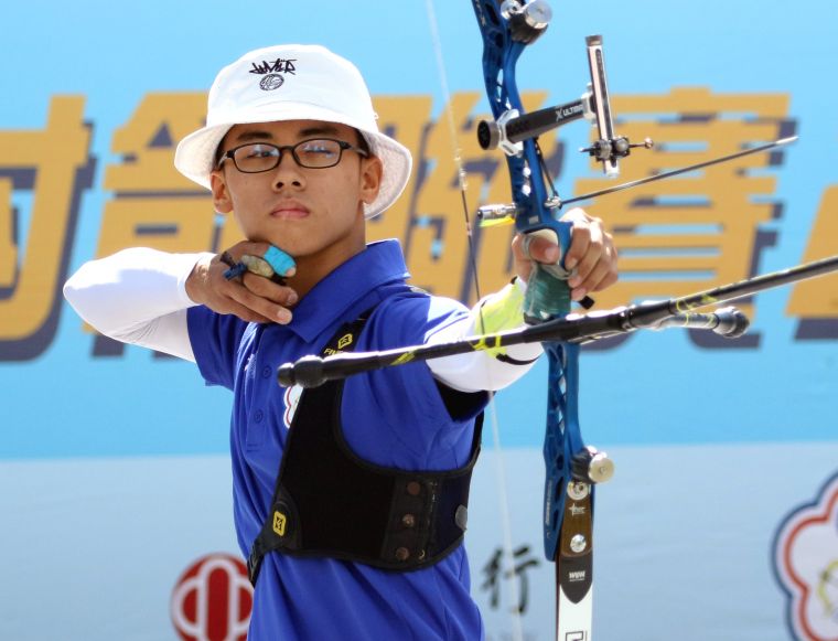 從協會青年隊「畢業」的吳昱明成第四屆企業聯賽狀元。中華企業射箭聯盟／提供。