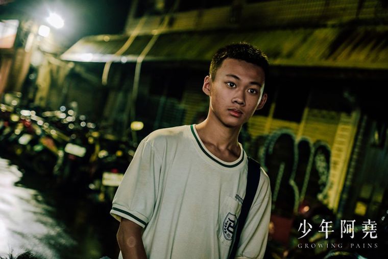 電影《少年阿堯》的男主角是明德高中田徑隊陳崇恩。圖／少年阿堯劇組王國豪拍攝。