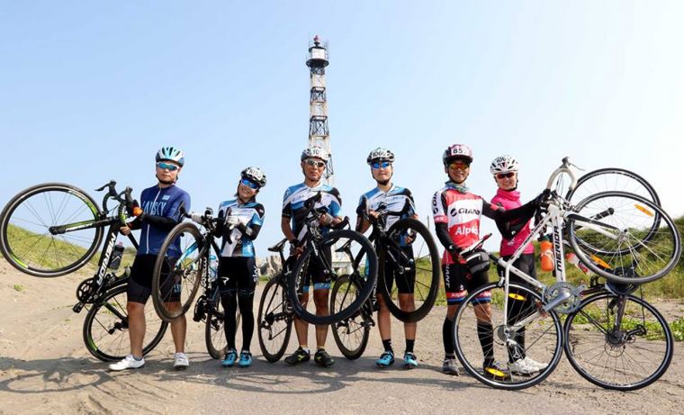 2018 Light upTaiwan極點慢旅系列活動極西點國聖港燈塔報名即將截止。中華民國自行車騎士協會／提供。