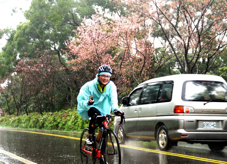 扶輪盃北海櫻木花道自行車挑戰。中華民國自行車騎士協會／提供。