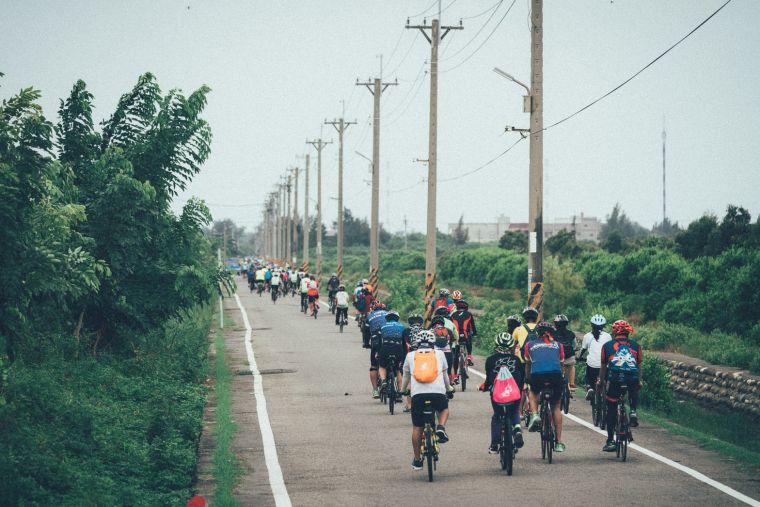 雲嘉南濱海小鎮慢旅自行車騎遊。中華民國自行車騎士協會／提供。