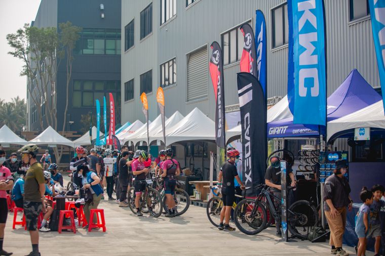 Gravel Fundo賽事由15家台灣自行車產業品牌共同支持。輪動台灣運動協會