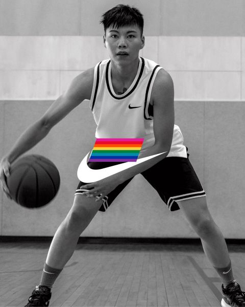 台灣女籃主力球員黃品蓁。NIKE提供
