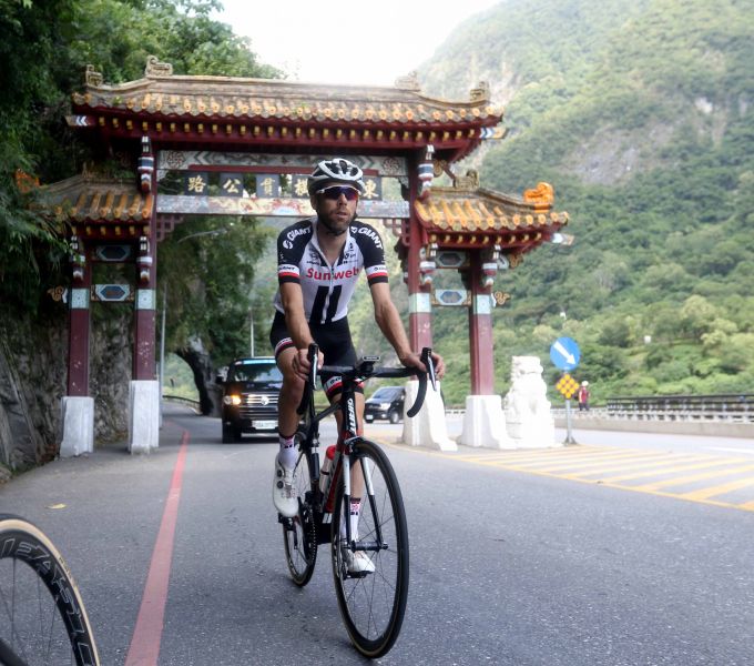 Team sunweb勞倫斯天登。中華民國自行車騎士協會／提供。