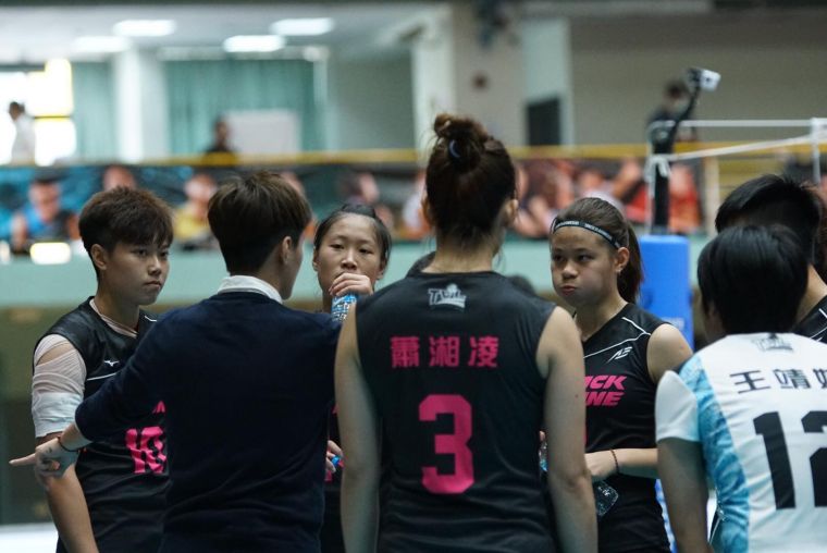 ATTACKLINE啟用下個月將出戰大專聯賽的陣容。中華民國排球協會提供