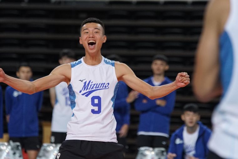 MIZUNO高偉誠表現不錯，可惜仍無法攻克台電。中華民國排球協會提供