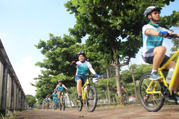 學員可騎一趟數十公里的單車逍遙遊。美利達提供