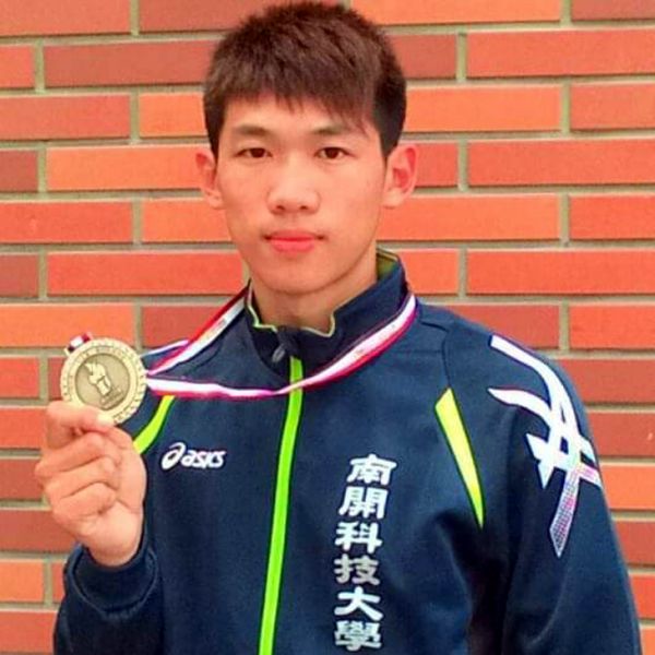 洪偉翔本是拳擊選手。蔡智明／提供。