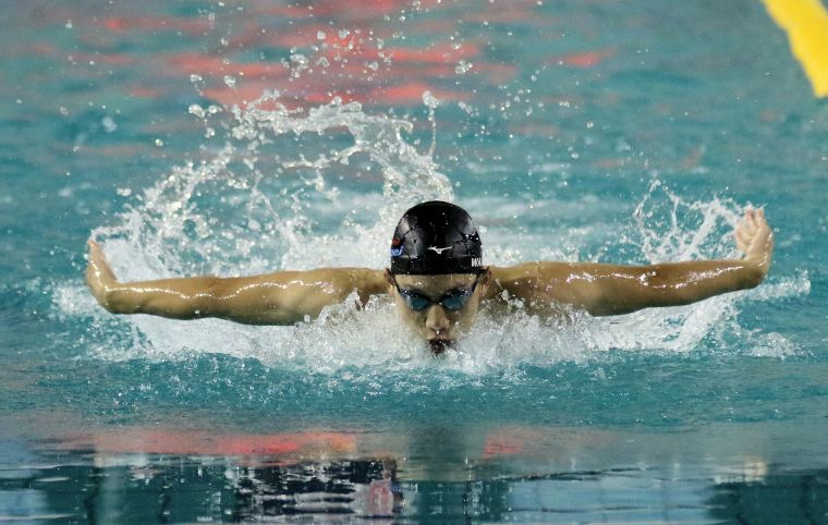 王冠閎100蝶泳破全國紀錄。大會提供