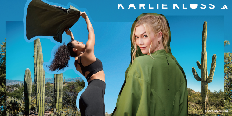 時尚超模Karlie Kloss本月與adidas攜手推出adidas x Karlie Kloss 2021秋冬聯名運動系列，打造兼顧實用機能及友善環境的時尚運動單品。官方提供