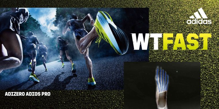 最速跑鞋降臨！2020年，adidas與世界頂尖選手緊密合作，進行多次測試，隆重推出革命性長距離跑鞋adizero adios Pro。官方提供