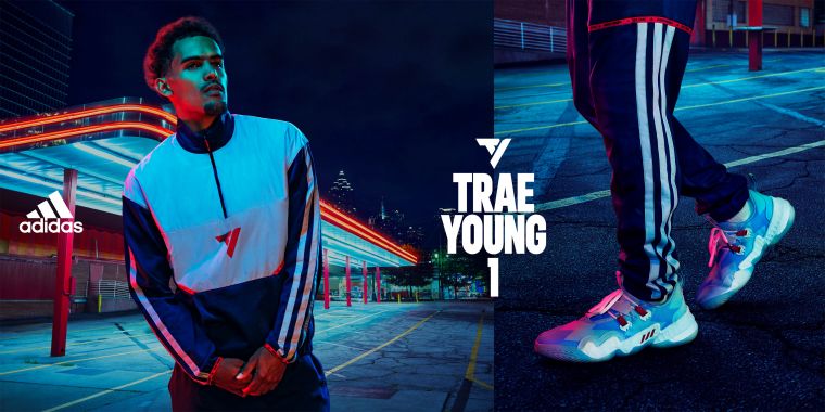 adidas宣布NBA亞特蘭大老鷹隊當家後衛Trae Young，首款個人專屬簽名鞋系列Trae Young 1正式在台發售。官方提供