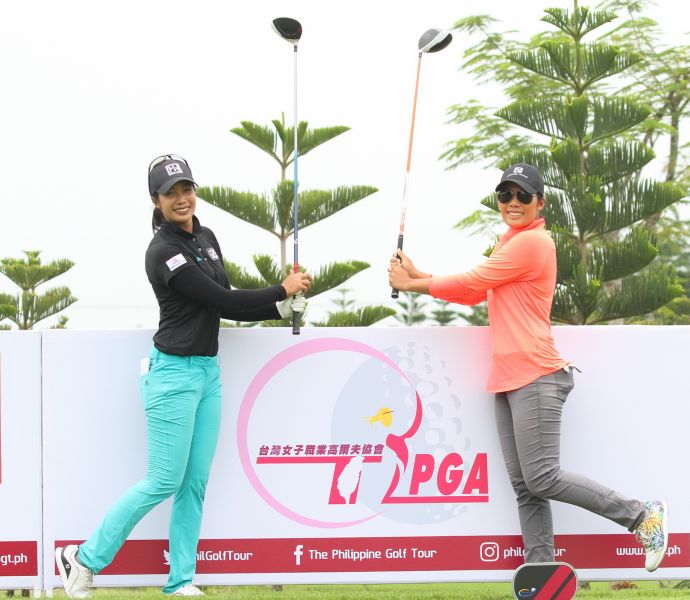 2019PRADERA VERDE 女子菁英賽泰國姐妹花Pakpring(右)和姊姊Chitawadee參加這場比賽。鍾豐榮攝