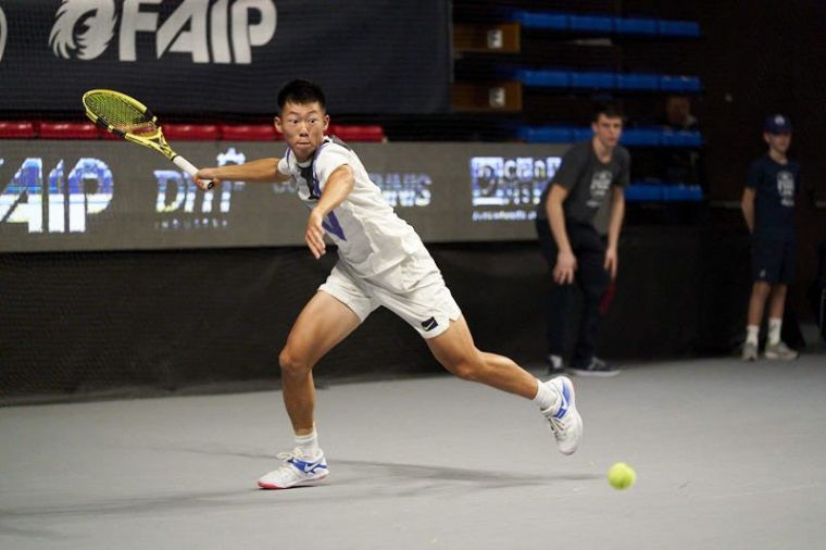曾俊欣也是台灣未來網球備受期待的球星。資料照片