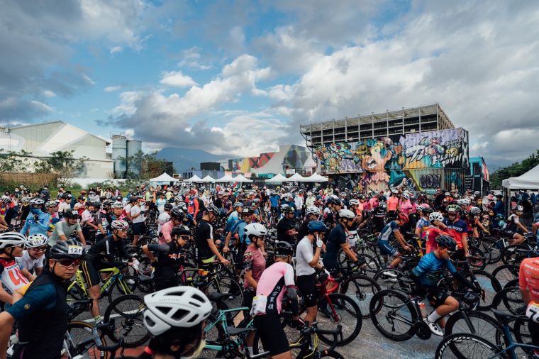花蓮太平洋盃共計有超過450位車友共同參與。中華民國自行車騎士協會提供