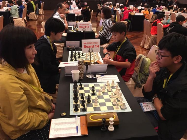 台灣西洋棋國際公開賽，18日在高雄國賓飯店國際廰開戰。大會提供