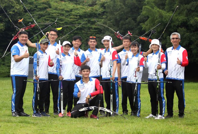 新竹愛山林隊目前排名第一。中華企業射箭聯盟／提供。