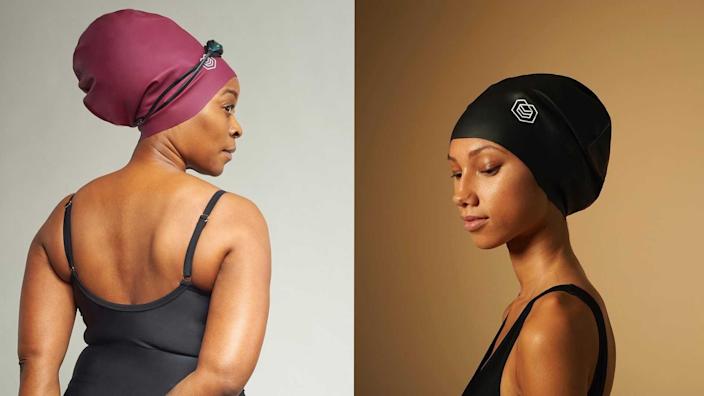 英國品牌Soul Cap製造的泳帽專門提供給非洲裔蓬鬆長髮的人使用。摘自Soul Cap