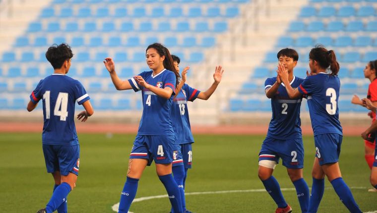 中華女足踢下二連勝。卡達足協提供