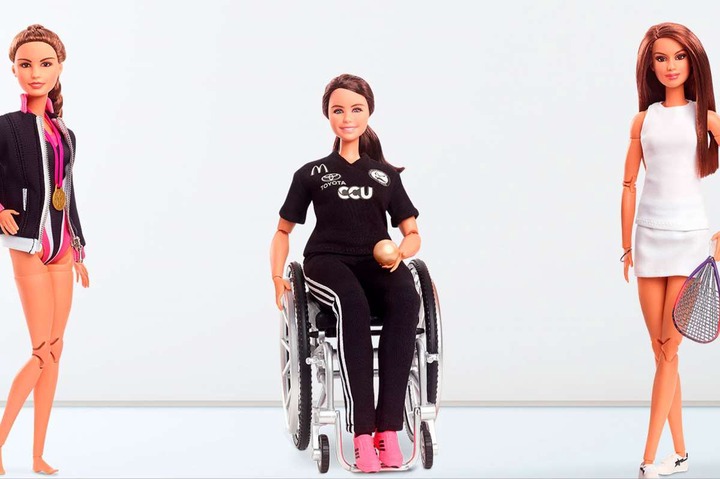 美泰兒推出三款芭比娃娃，向南美洲選手致敬。摘自美泰兒官網