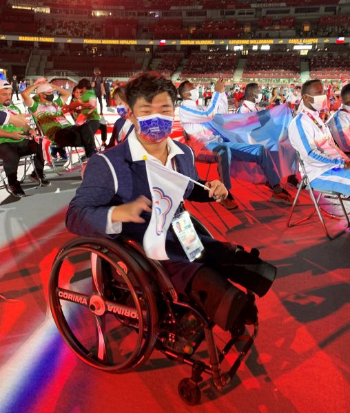 中華帕運選手參加開幕典禮。體育署提供