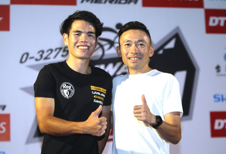 彭源堂（左）和黃文忠將角逐2020臺灣自行車登山王挑戰。中華民國自行車騎士協會／提供。