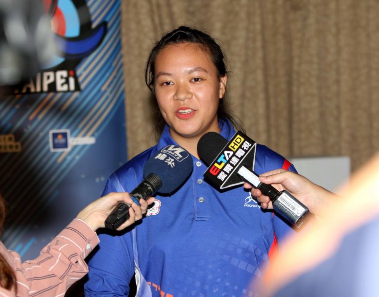 剛比完世大運的葉昱琛將在亞洲盃射箭賽力拼將獎牌留在台灣。中華民國射箭協會／提供。