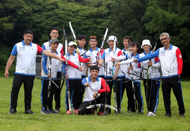 新竹愛山林隊在上半季排名第一。中華企業射箭聯盟／提供。