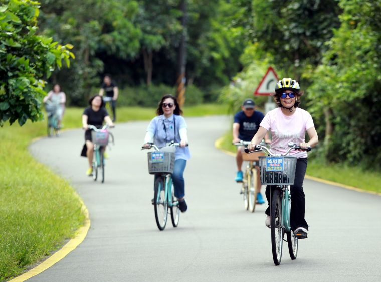 極點慢旅活動很適合愛輕旅行的騎行家。中華民國自行車騎士協會／提供。