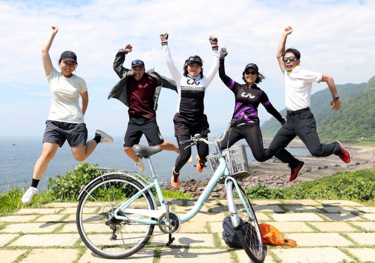 極點慢旅活動好玩又超值，車友們好嗨。中華民國自行車騎士協會／提供。