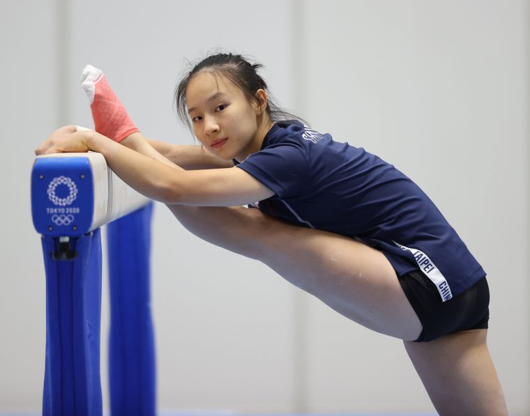 丁華恬是今年東奧唯一台灣女子體操選手。李天助攝