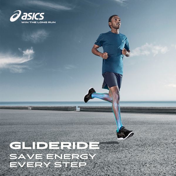 ASICS 高省力跑鞋RIDE系列再添新成員 GLIDERIDE全新發佈 。官方提供