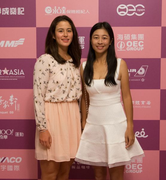 葛藍喬安娜(左)第一次參加台北海碩的比賽。海碩整合行銷提供