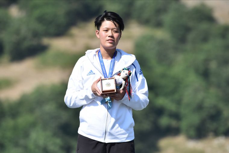 劉宛渝為中華隊拿下本屆世大運的第１金。大會提供