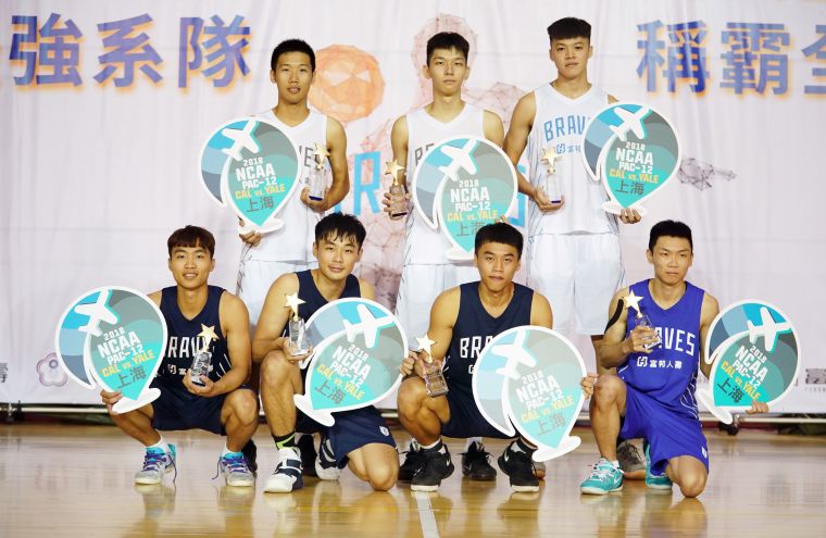 7位個人獎得主將獲得觀摩NCAA於上海舉行之賽事。大會提供