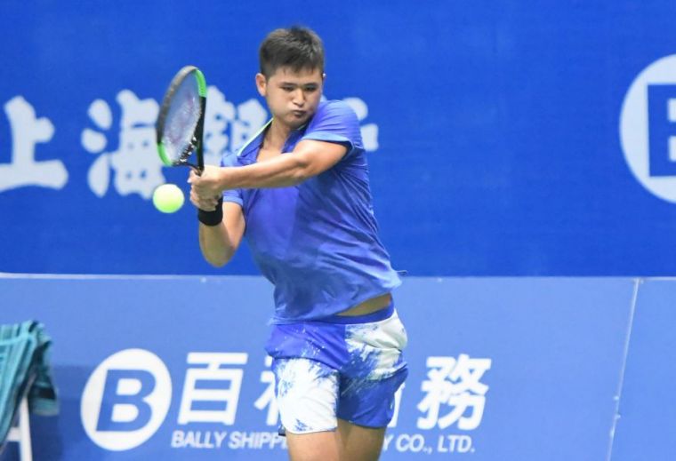 吳東霖於澳網男單會外賽最後一輪三盤惜敗。資料照片