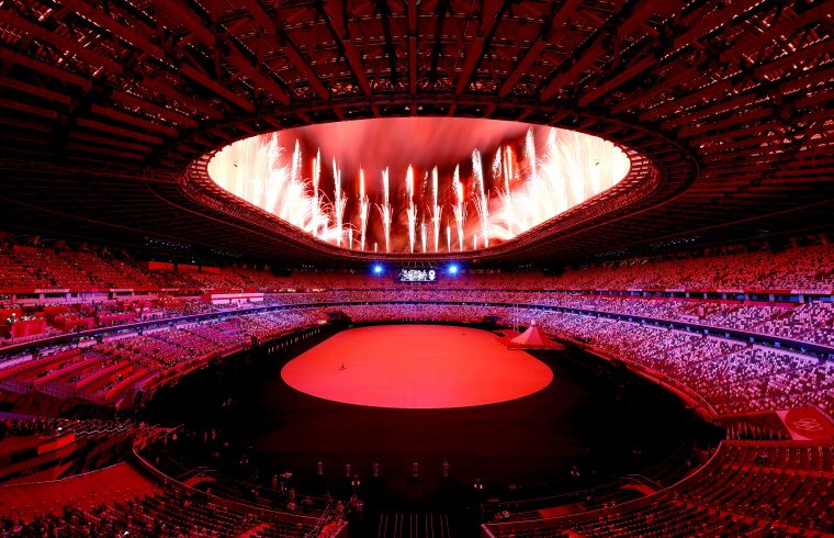 日東京奧運開幕典禮。摘自官方推特