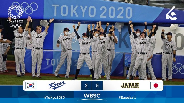 日本打敗南韓晉金牌戰。摘自WBSC推特