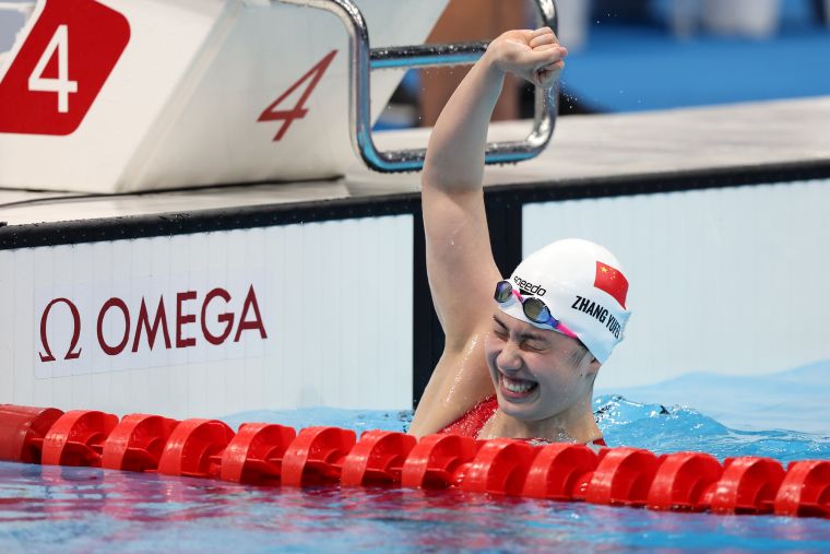 張雨霏將成為中國泳軍的一姐。摘自東奧官方推特