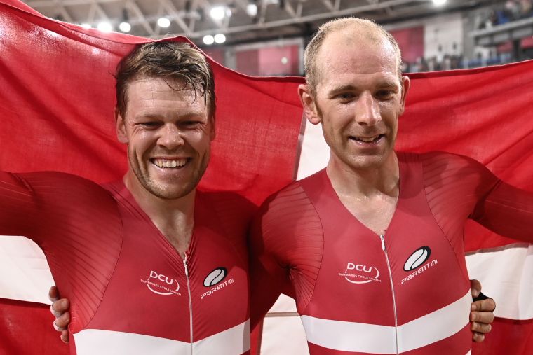 丹麥的雙人組合韓森(Lasse Norman Hansen)和莫克夫 (Michael Morkov)首度為丹麥奪金。摘自東奧官方推特