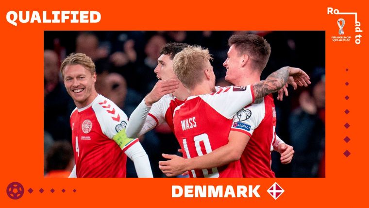 丹麥成第3支晉級明年世足賽球隊。摘自世足推特