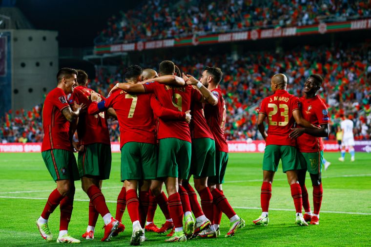 葡萄牙晉級明年世足機會濃厚。摘自葡萄牙隊推特