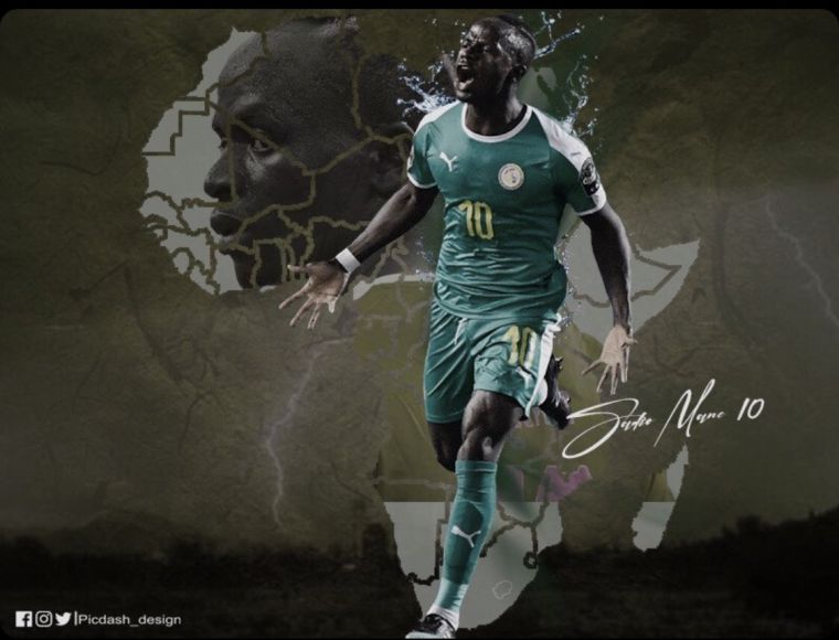 塞內加爾本屆靠著利物浦球星馬內(Sadio Mané)為主要攻擊武器。摘自塞內加爾推特