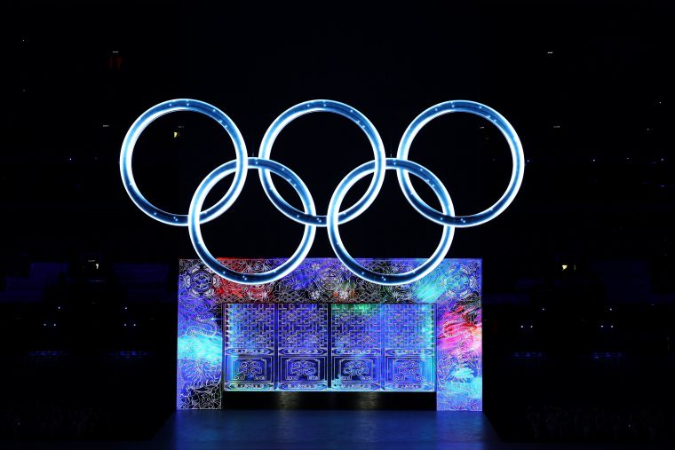 「冰五環」非常特別顯目。摘自北京冬奧推特