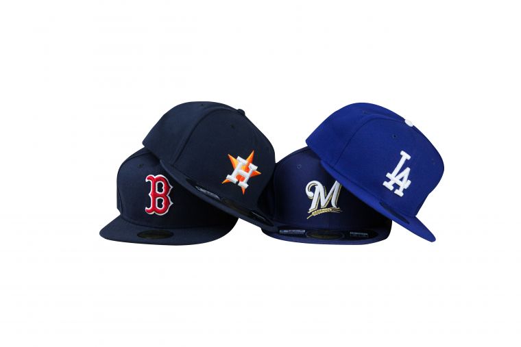 MLB各隊球帽。