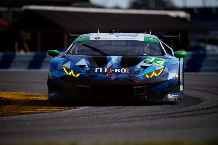 Lamborghini 再拔頭籌，三連霸 Daytona 24 小時耐久賽頒獎臺最高位。官方提供