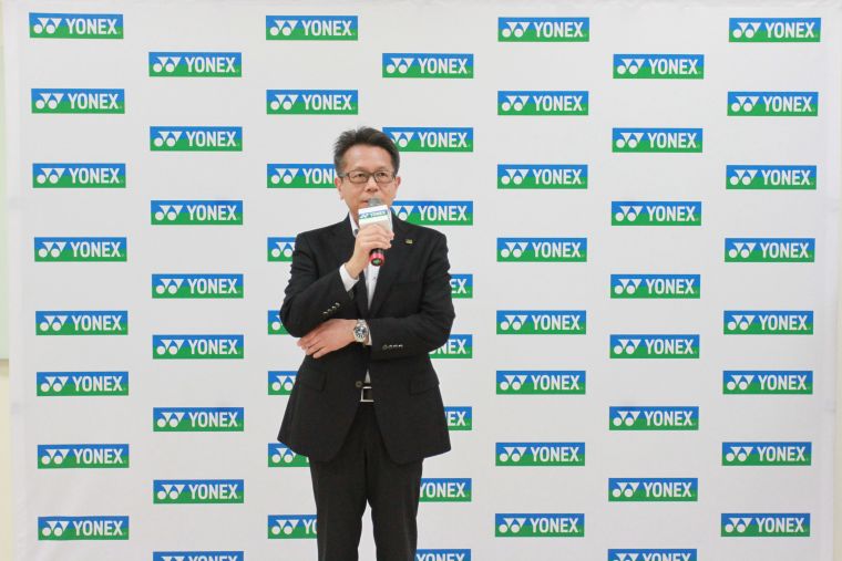 YONEX TAIWAN優乃克股份有限公司宮前輝久總經理。官方提供