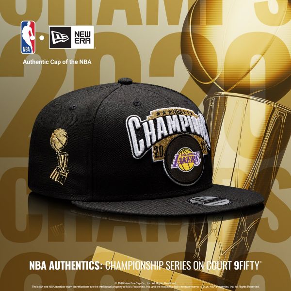NEW ERA「9FIFTY NBA19-20洛杉磯湖人冠軍帽」建議售價$1580。官方提供